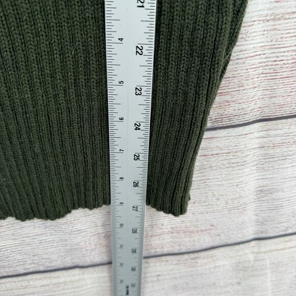 Defense Logistics Agency Rib Knit Wool Commnado Sweater Mens 46 Green NEW - Picture 12 of 13